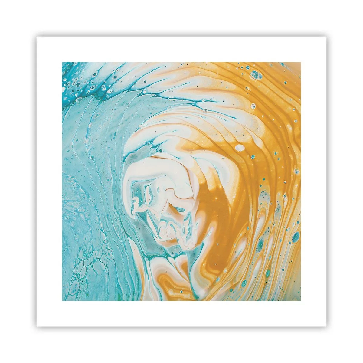 Póster - Remolino pastel - 40x40 cm