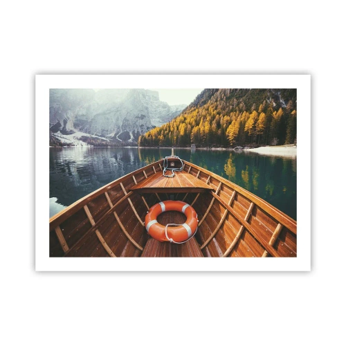 Póster - Viaje a la montaña - 70x50 cm