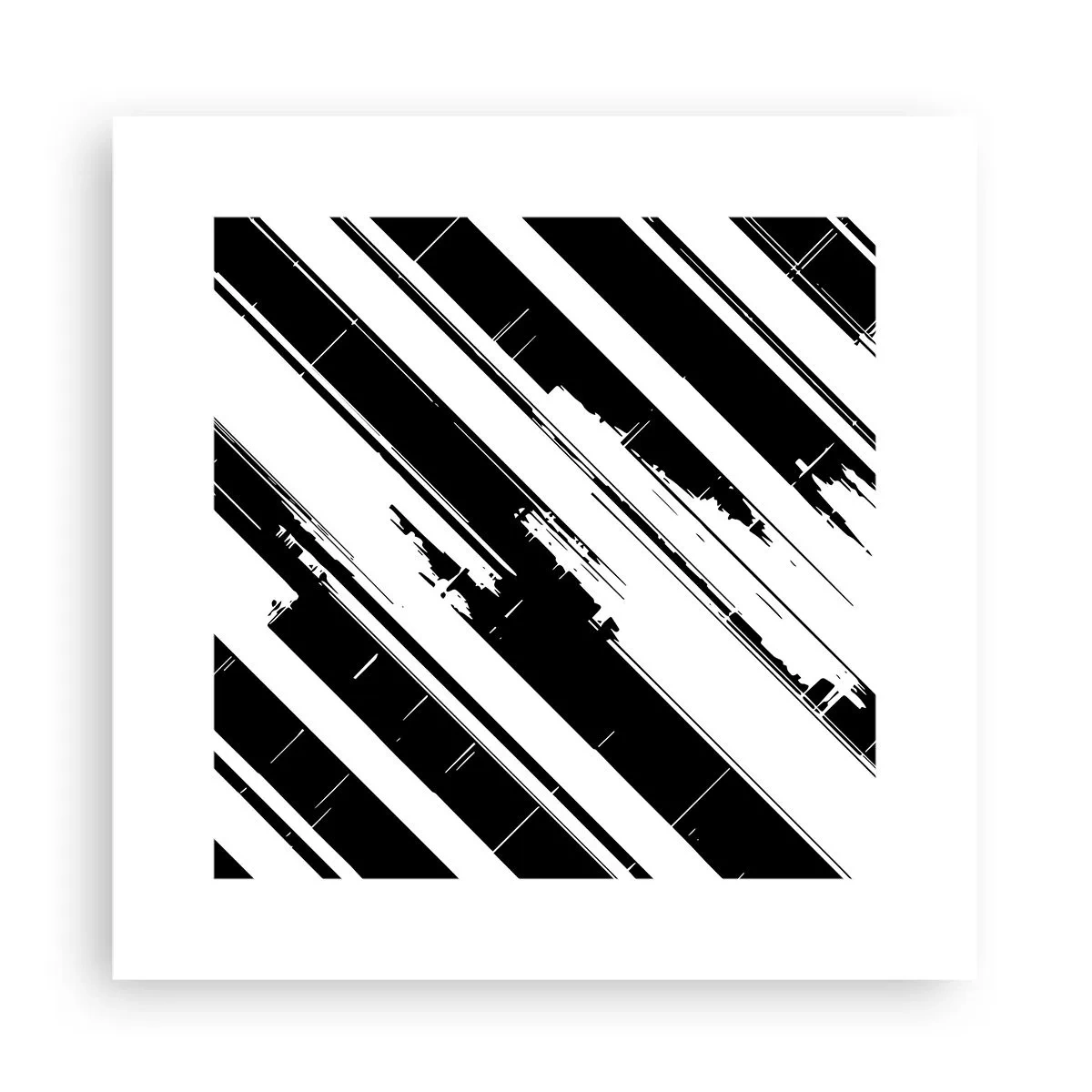 Póster - Composición intensa y dinámica - 30x30 cm