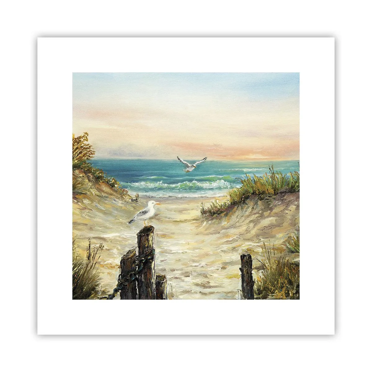 Póster - Un retiro ventoso - 30x30 cm