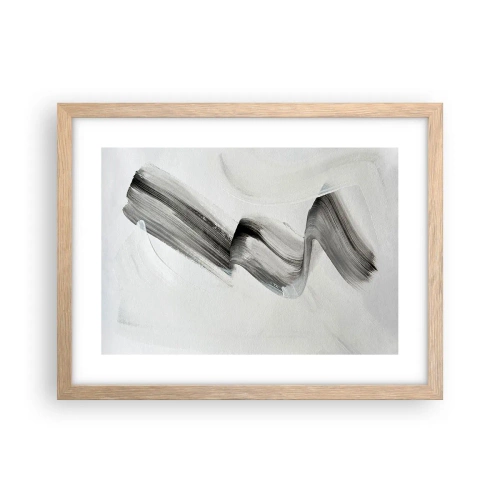 Póster en marco roble claro - Solo por diversión - 40x30 cm
