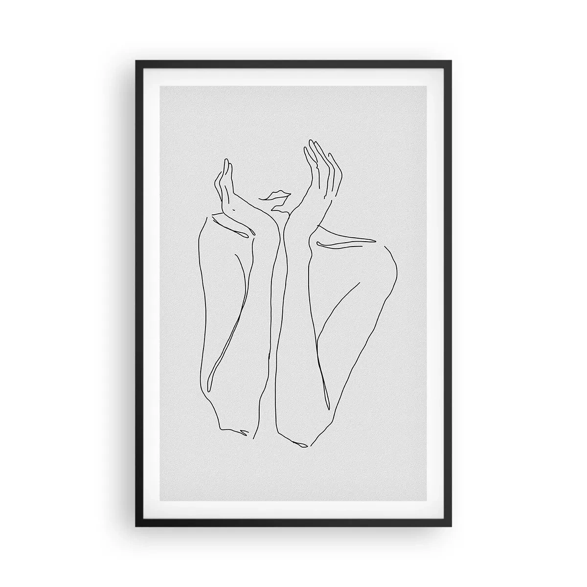 Póster en marco negro - Con qué sueñan las mujeres - 61x91 cm