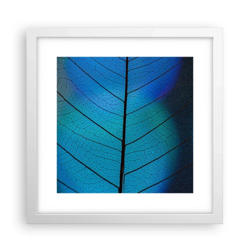 Póster en marco blanco - Construcción intrincada - 30x30 cm