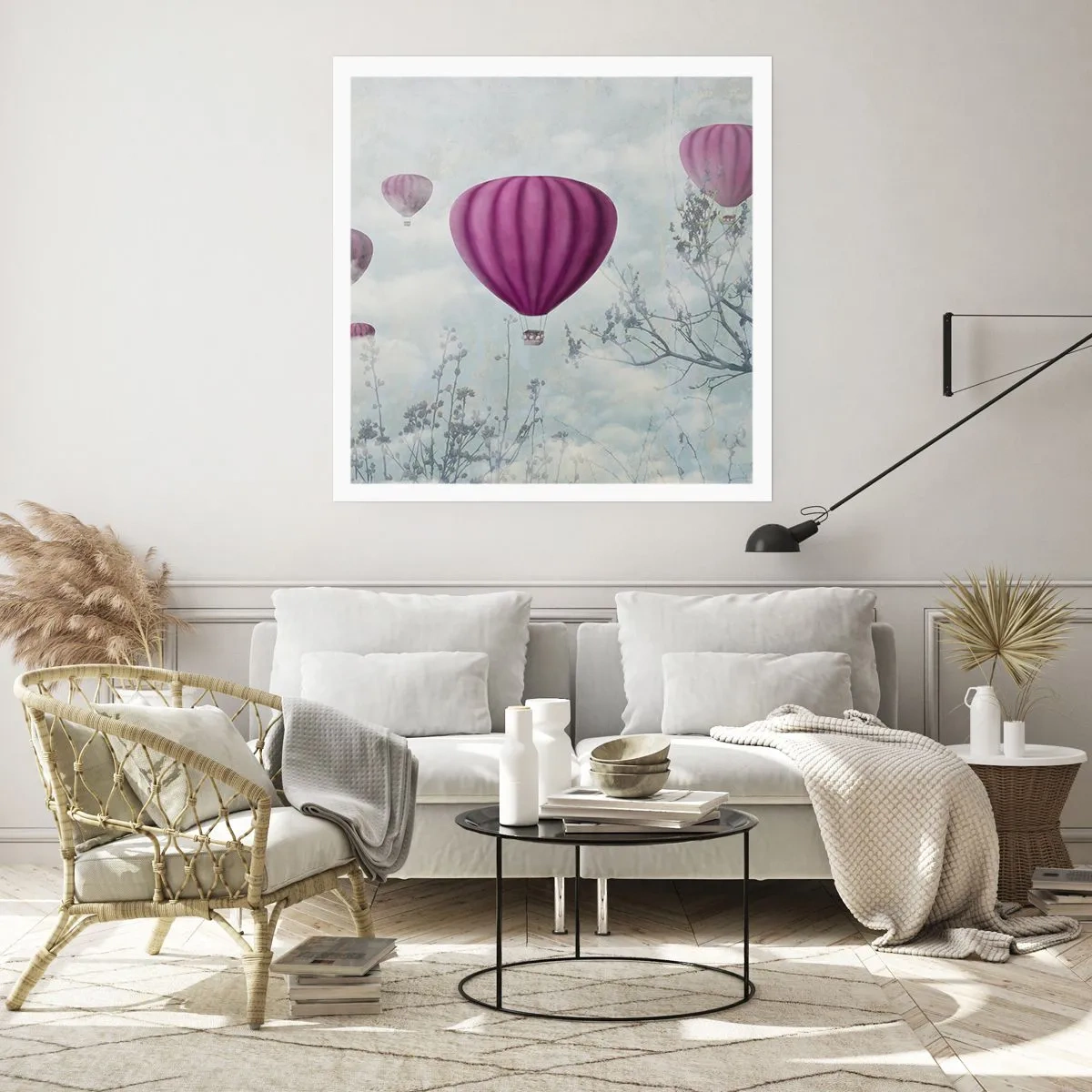 Póster - Surcando los cielos - 60x60 cm