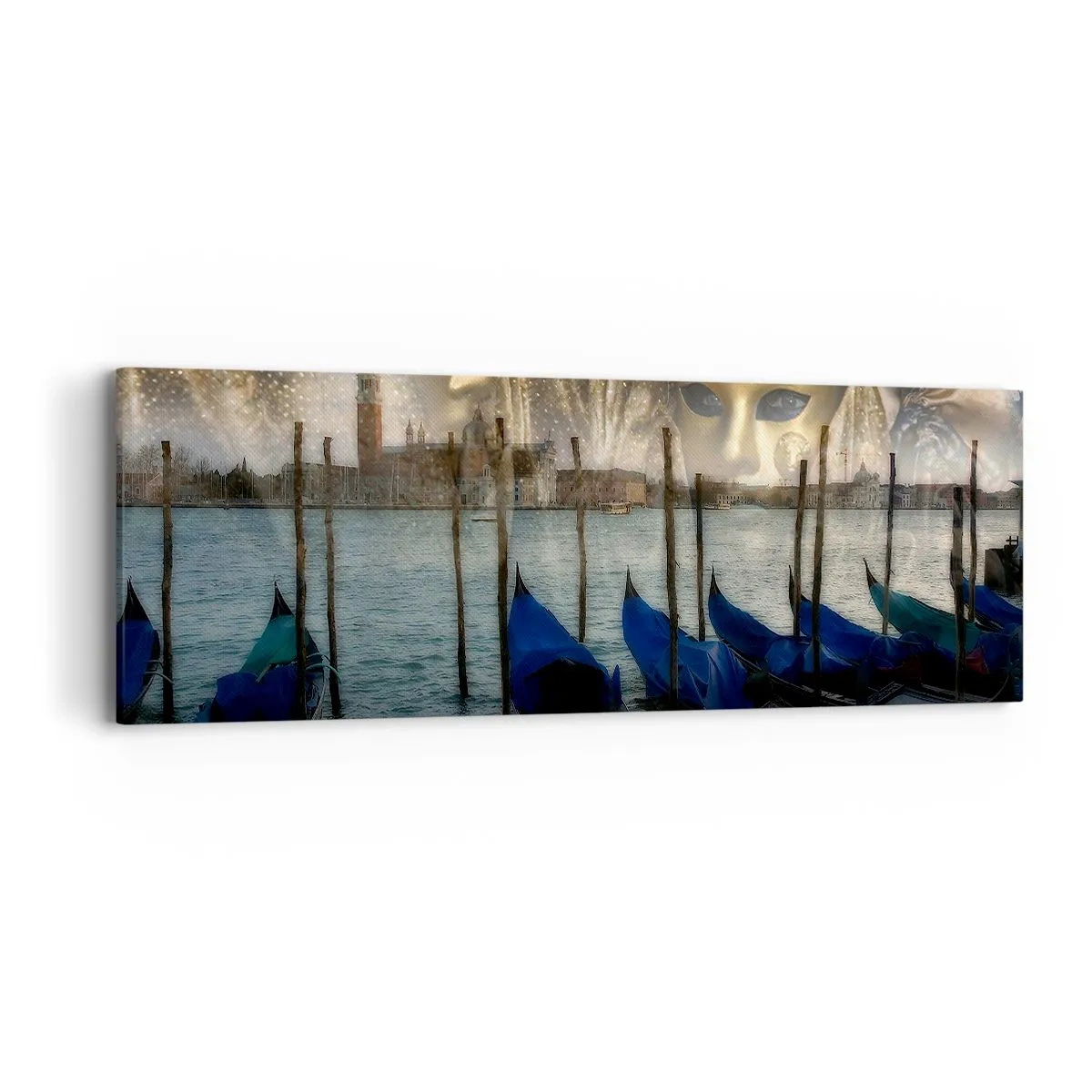 Cuadro sobre lienzo - Impresión de Imagen - El tiempo de carnaval ha comenzado - 90x30 cm