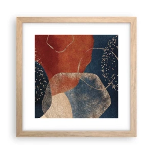 Póster en marco roble claro - La ligereza del ser - 30x30 cm