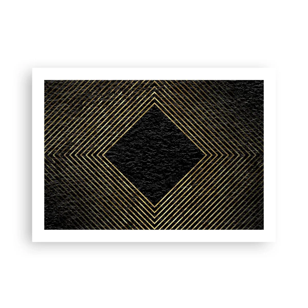 Póster - Geometría al estilo glamour - 70x50 cm