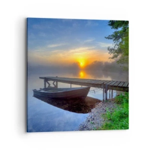 Cuadro sobre lienzo - Impresión de Imagen - Cómo lo ordinario se convierte en mágico - 70x70 cm