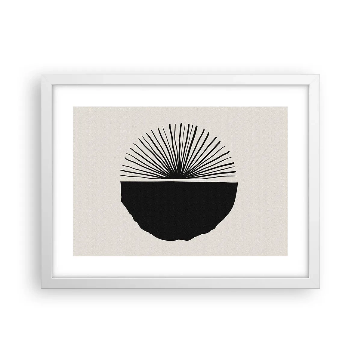 Póster en marco blanco - Un abanico de posibilidades - 40x30 cm