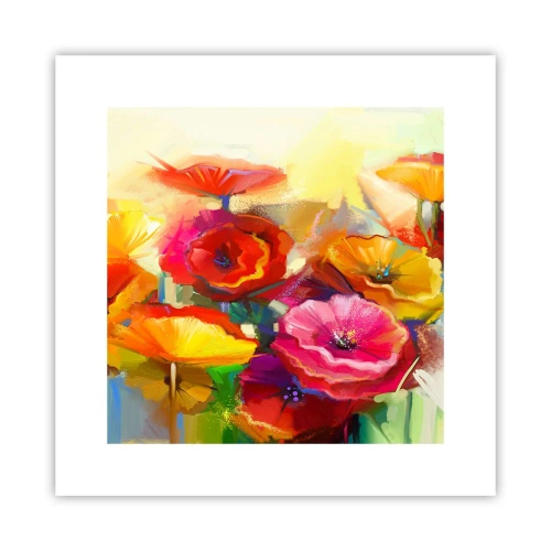 Póster - No solo rojo - 30x30 cm