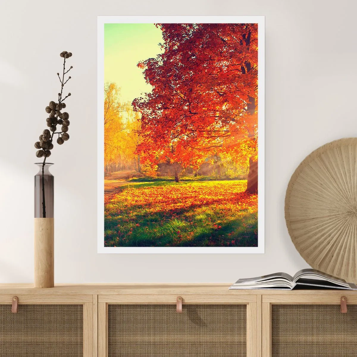 Póster - El rojo es hermoso - 30x40 cm