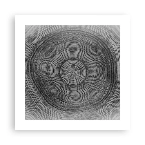 Póster - El paso del tiempo - 40x40 cm