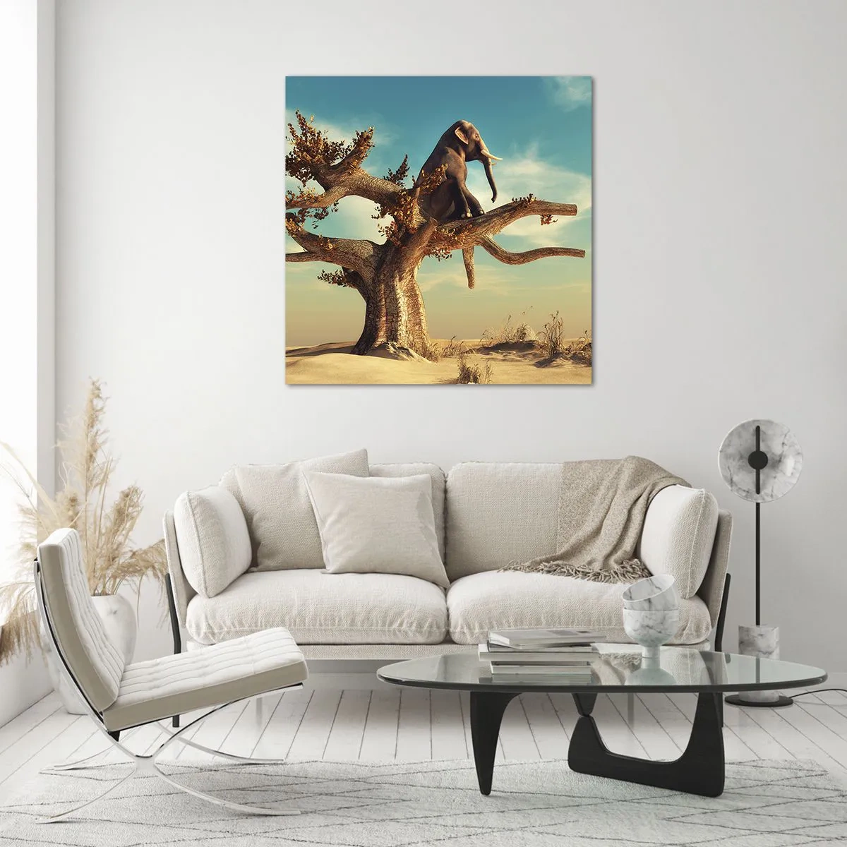 Cuadro sobre vidrio - Impresiones sobre Vidrio - Un nuevo punto de vista - 30x30 cm