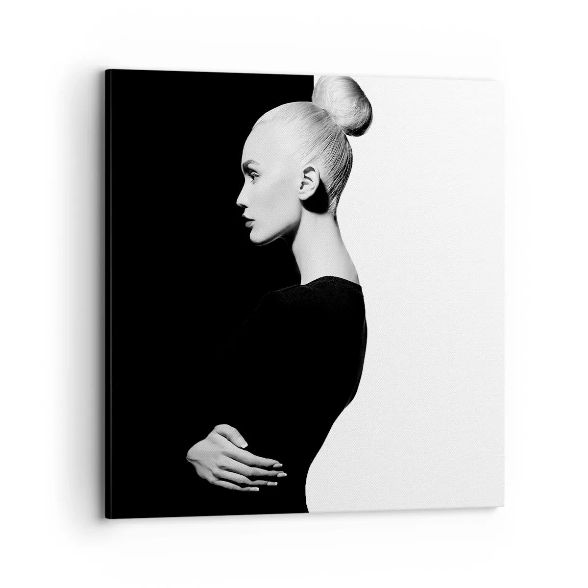 Cuadro sobre lienzo - Impresión de Imagen - Simplemente femenina - 70x70 cm