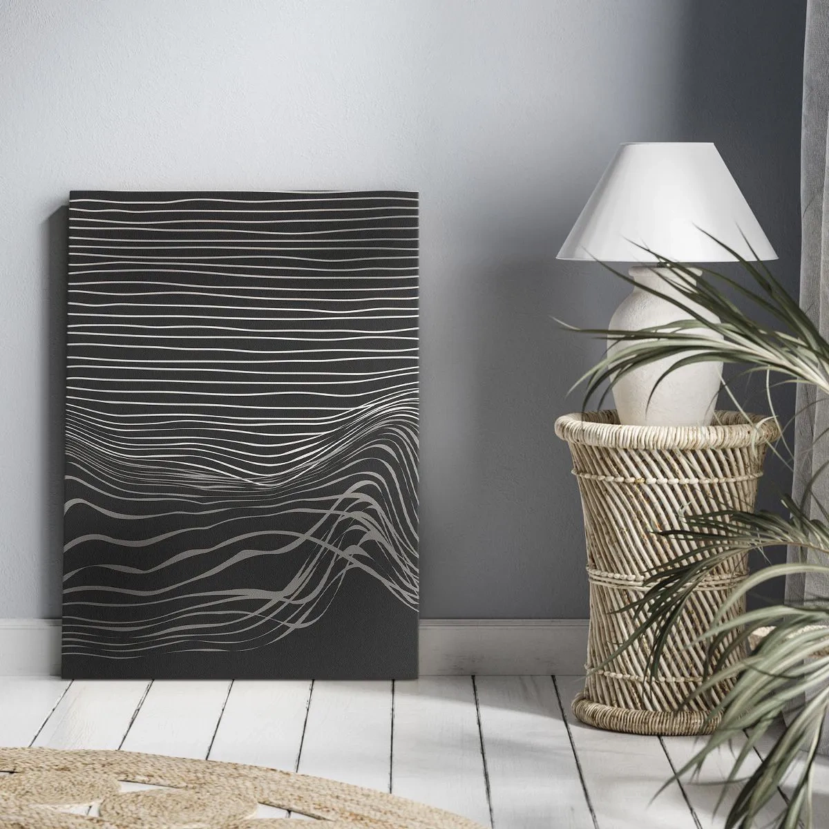 Cuadro sobre lienzo - Impresión de Imagen - Ritmo y acento - 45x80 cm