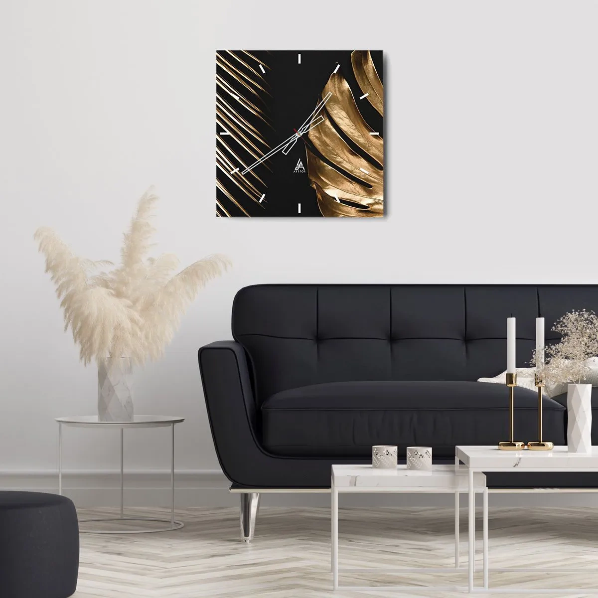 Reloj de pared - Reloj de vidrio - Diferente, e igualmente valioso - 30x30 cm