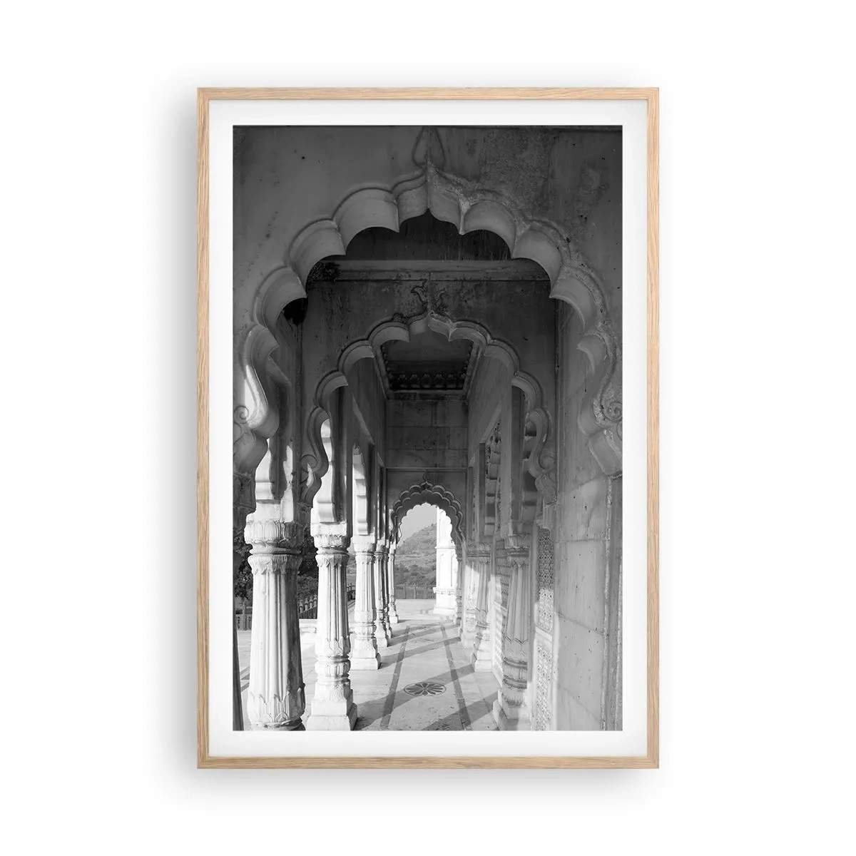 Póster en marco roble claro - El escenario de los cuentos de Oriente - 61x91 cm