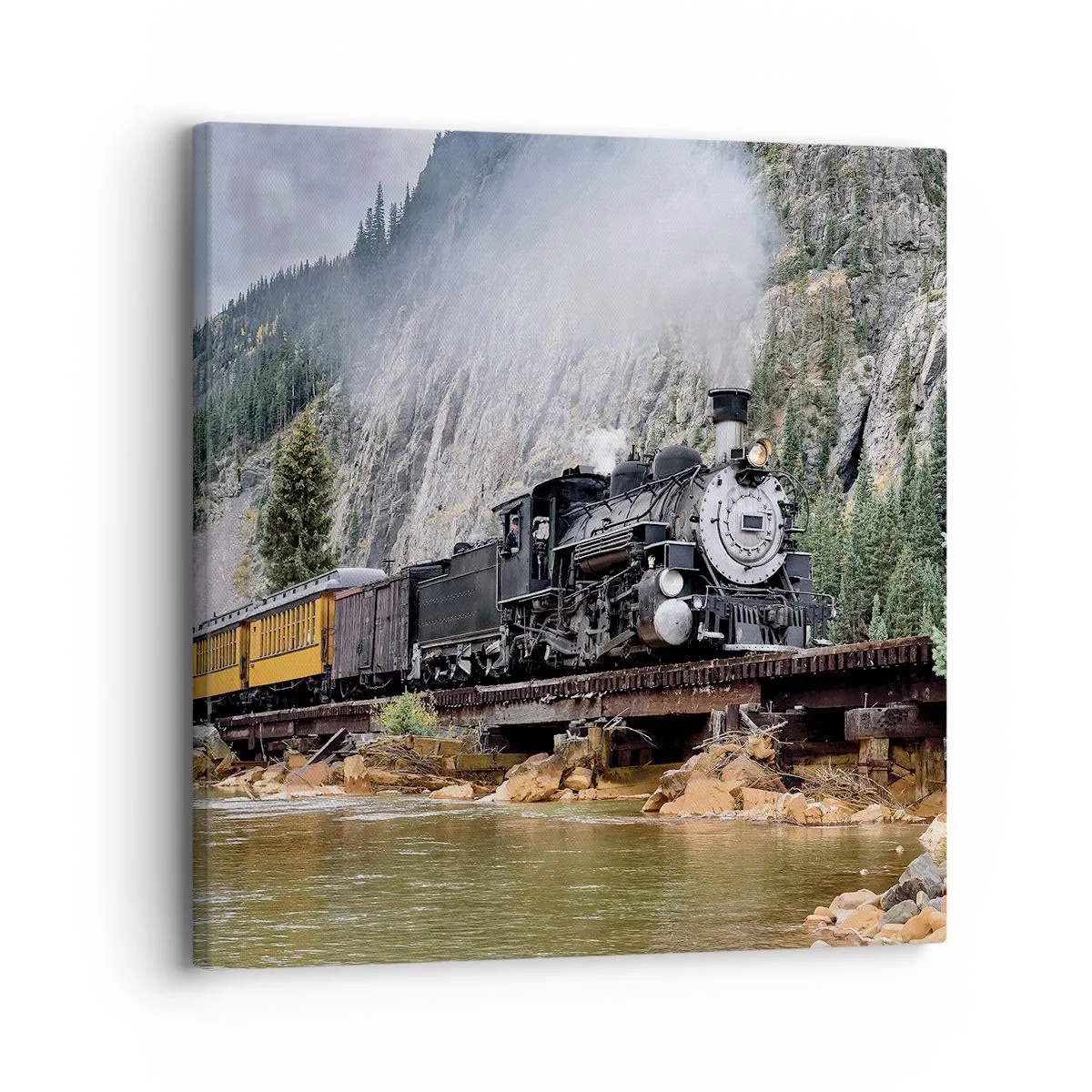 Cuadro sobre lienzo - Impresión de Imagen - ¿Adónde me llevas? - 30x30 cm