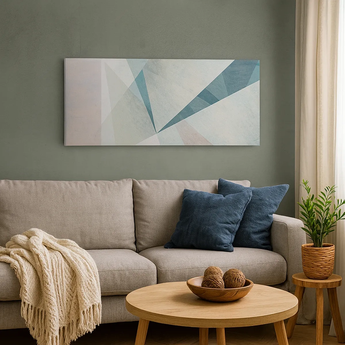 Cuadro sobre lienzo - Impresión de Imagen - Tranquilo pero dinámico - 30x30 cm