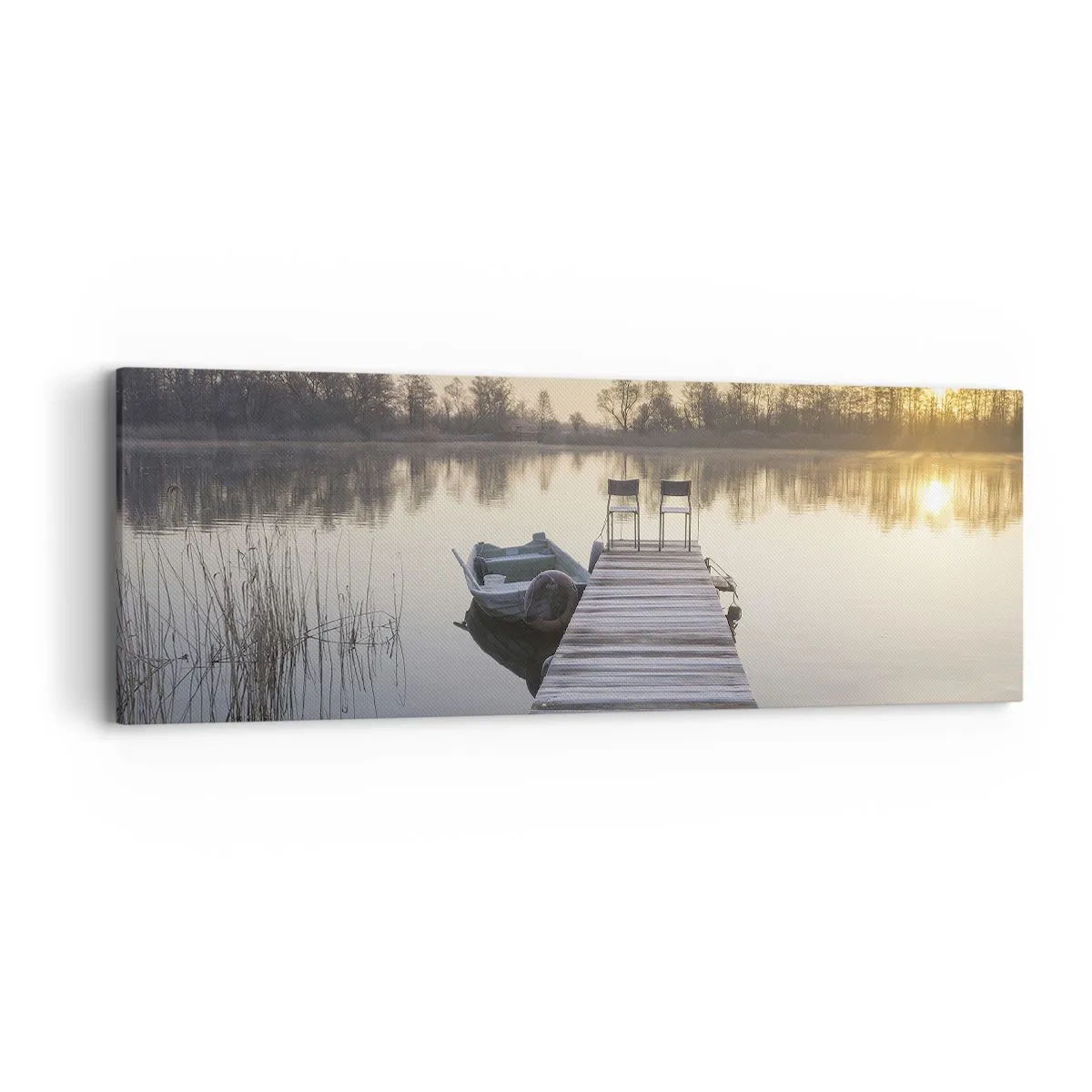 Cuadro sobre lienzo - Impresión de Imagen - Volveré en un rato - 90x30 cm