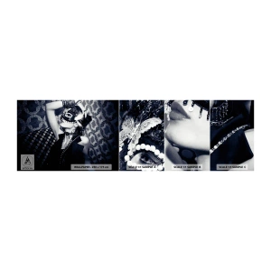 Muestra de fotomural autoadhesivo Deluxe Sticker - Decoraciones, adornos, patrones... - Mujer, máscara veneciana, Modelo - 100x30 cm