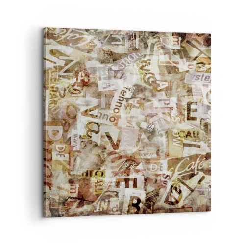 Cuadro sobre lienzo - Impresión de Imagen - Unificando el lenguaje - 60x60 cm