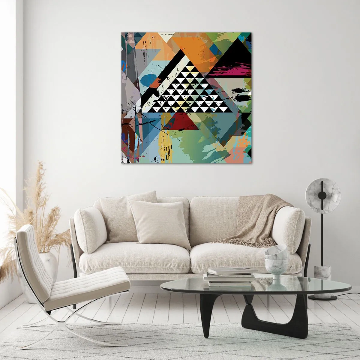 Cuadro sobre vidrio - Impresiones sobre Vidrio - Qué sencillo es - 40x40 cm