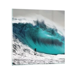 Cuadro sobre vidrio - Impresiones sobre Vidrio - Reto aceptado - 70x70 cm