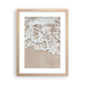 Póster en marco roble claro - Enseguida volvemos - 30x40 cm