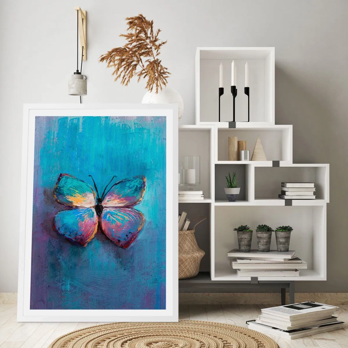 Póster en marco blanco - En todo su esplendor - 40x50 cm