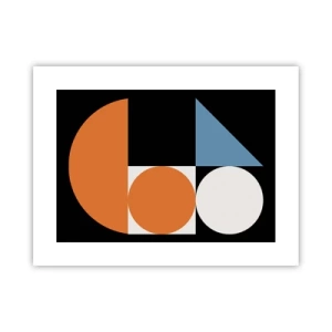 Póster - Diseño con figuras - 40x30 cm