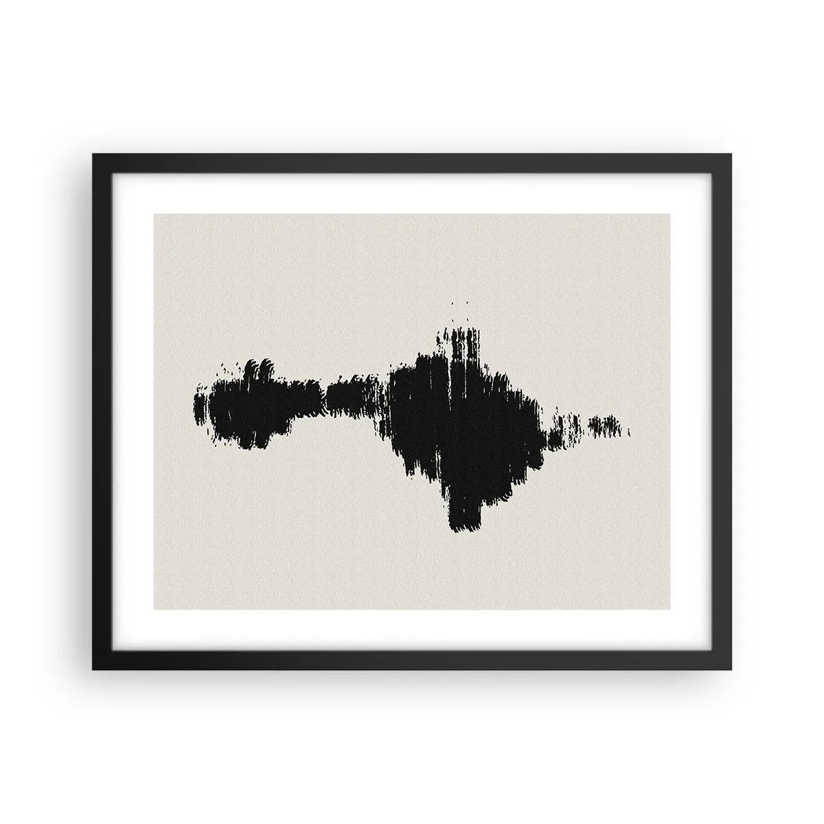 Póster en marco negro - Vibraciones de la imaginación - 50x40 cm