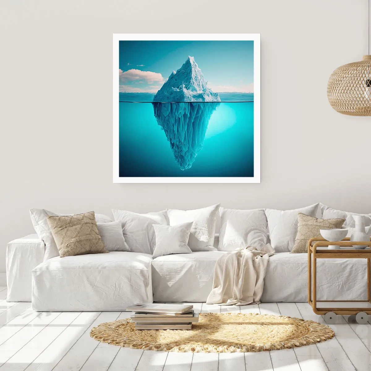 Póster - El trono de hielo - 30x30 cm