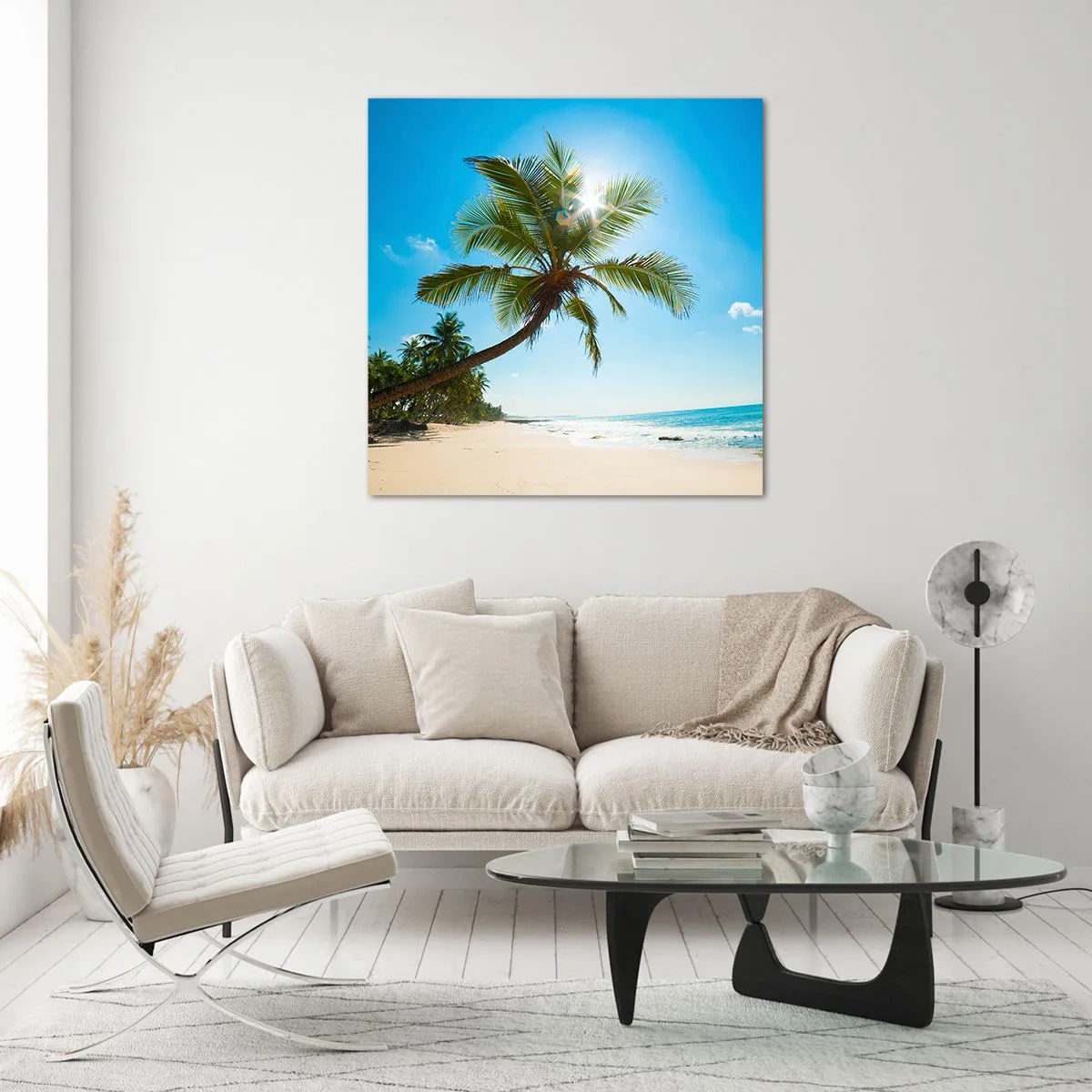 Cuadro sobre vidrio - Impresiones sobre Vidrio - Mi lugar privado - 70x70 cm
