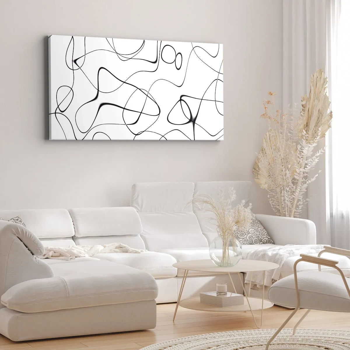 Cuadro sobre lienzo - Impresión de Imagen - Los caminos de la vida, las vicisitudes del destino - 90x30 cm