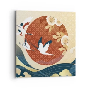 Cuadro sobre lienzo - Impresión de Imagen - Un cuento de hadas japonés - 70x70 cm