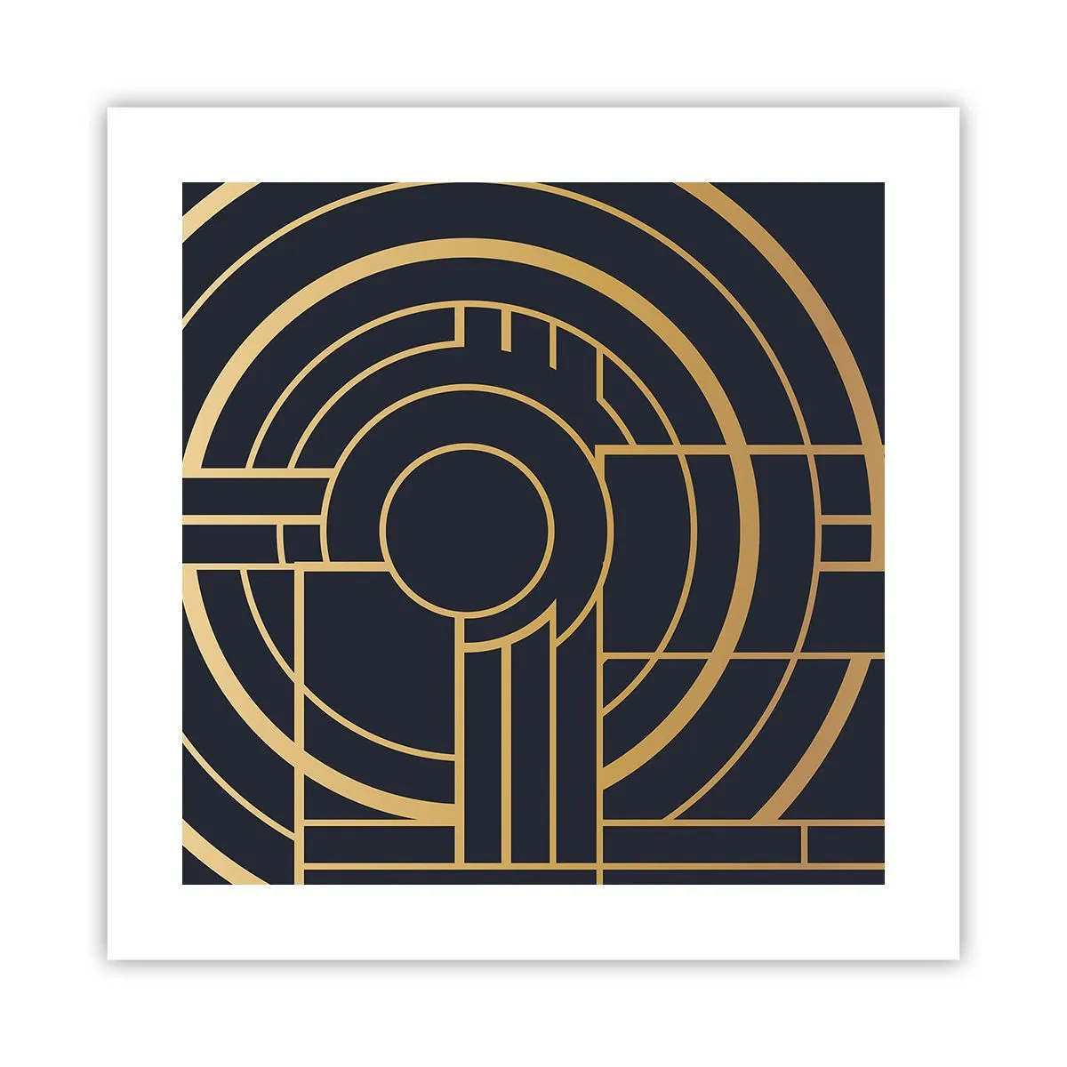 Póster - Giro de los elementos - 40x40 cm