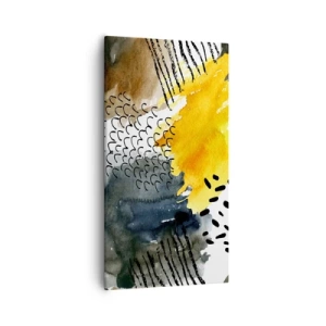 Cuadro sobre lienzo - Impresión de Imagen - Reunión de los elementos - 55x100 cm