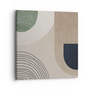 Cuadro sobre lienzo - Impresión de Imagen - La delicadeza de un óvalo - 30x30 cm