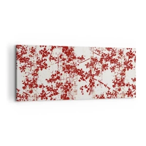 Cuadro sobre lienzo - Impresión de Imagen - Como un viejo percal - 100x40 cm