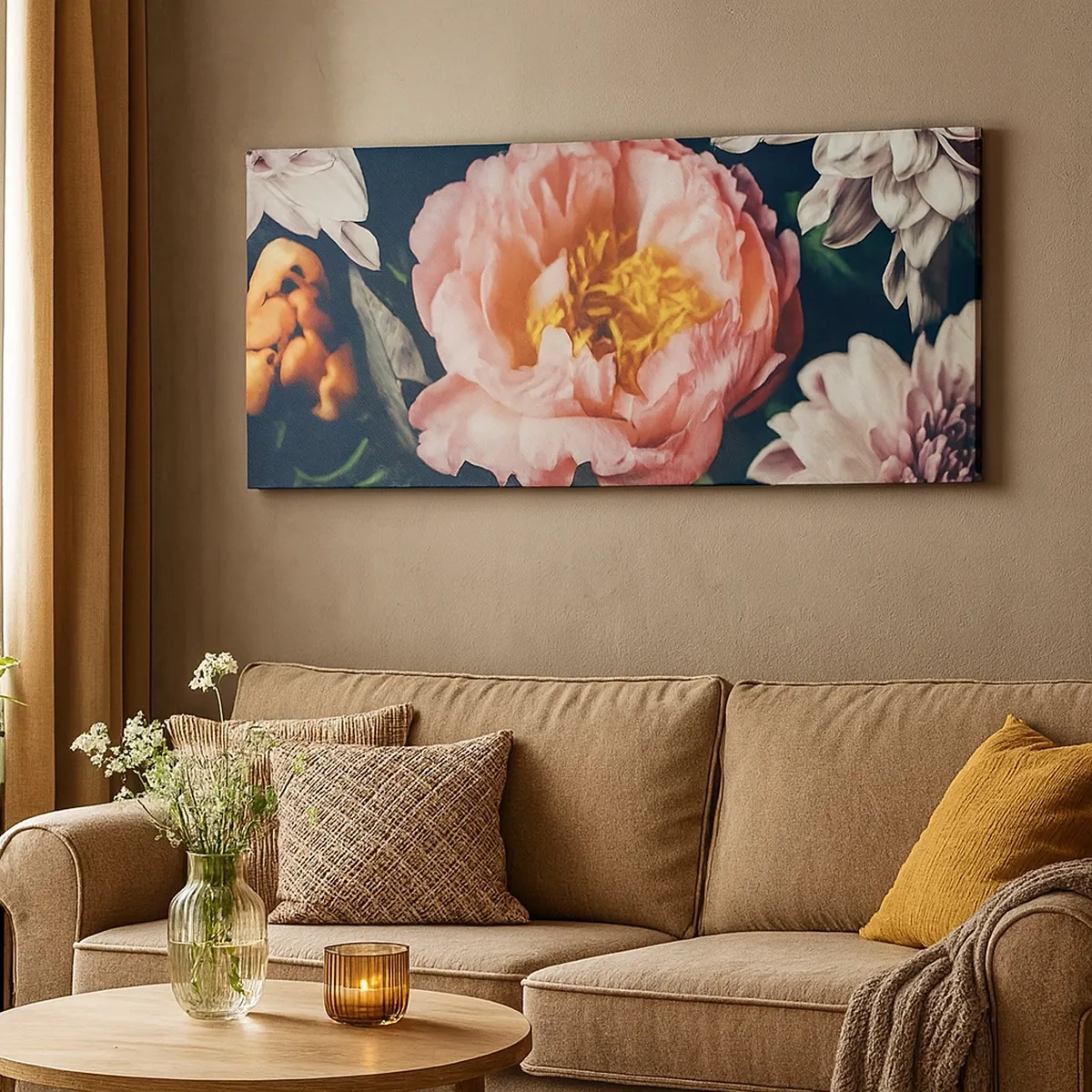 Cuadro sobre lienzo - Impresión de Imagen - Con esplendor barroco - 30x30 cm