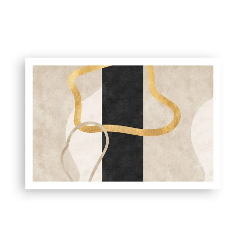 Póster - Formas en bucle - 91x61 cm