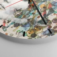 Esfera sin numeración, con rayas