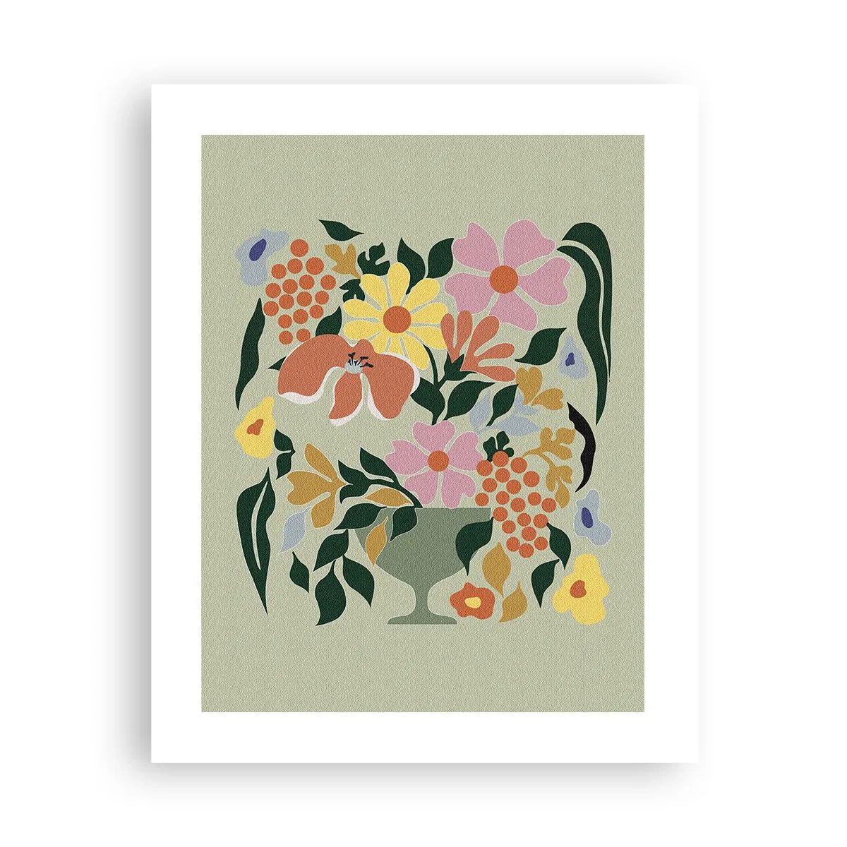 Póster - Un ramo rebosante de vida - 40x50 cm