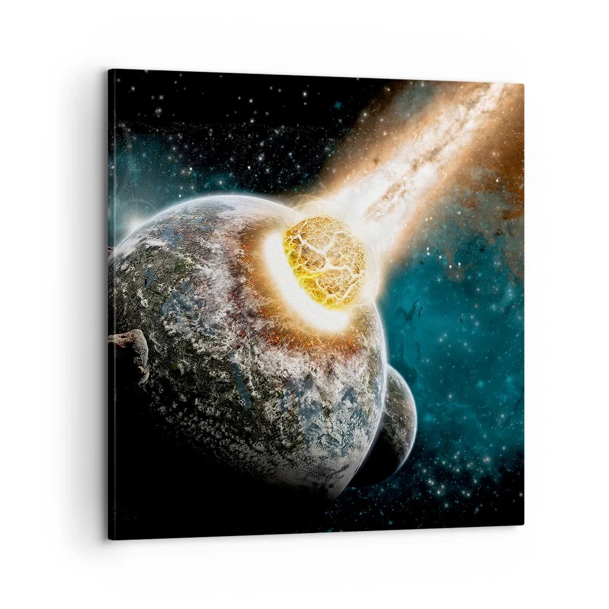 Cuadro sobre lienzo - Impresión de Imagen - ¿Condena o nacimiento? - 60x60 cm