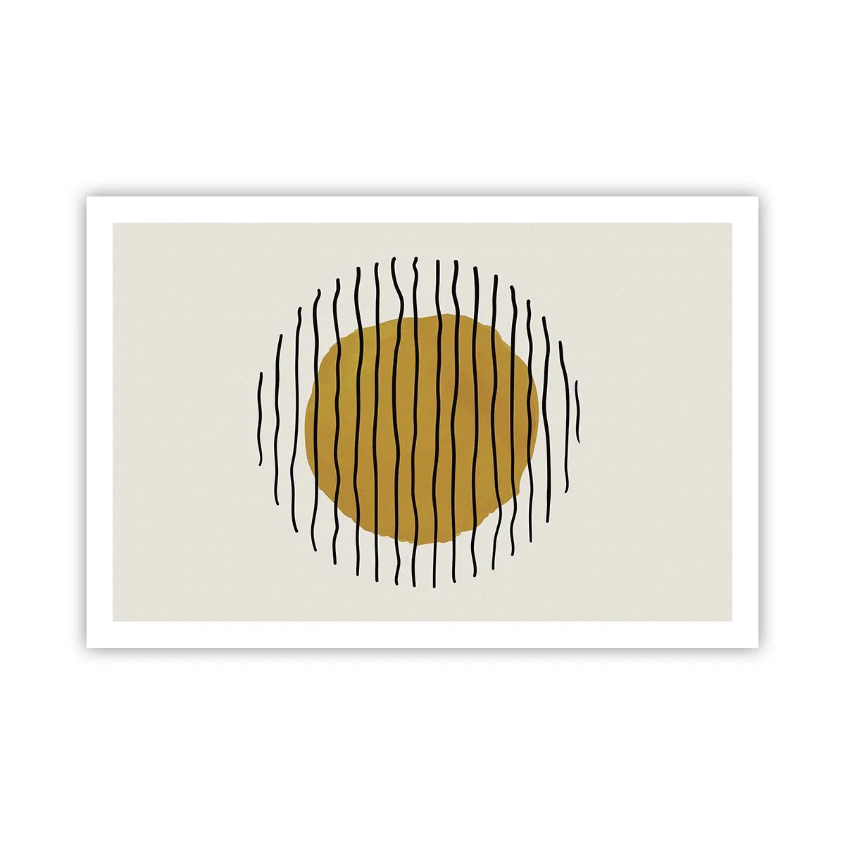 Póster - Abstracción cálida - 91x61 cm