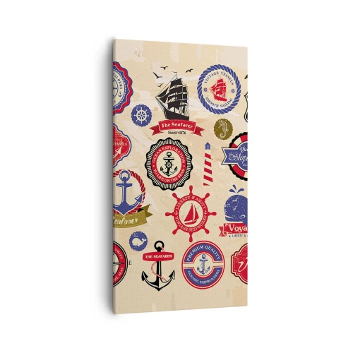 Cuadro sobre lienzo - Impresión de Imagen - Una fraternidad del mar - 55x100 cm