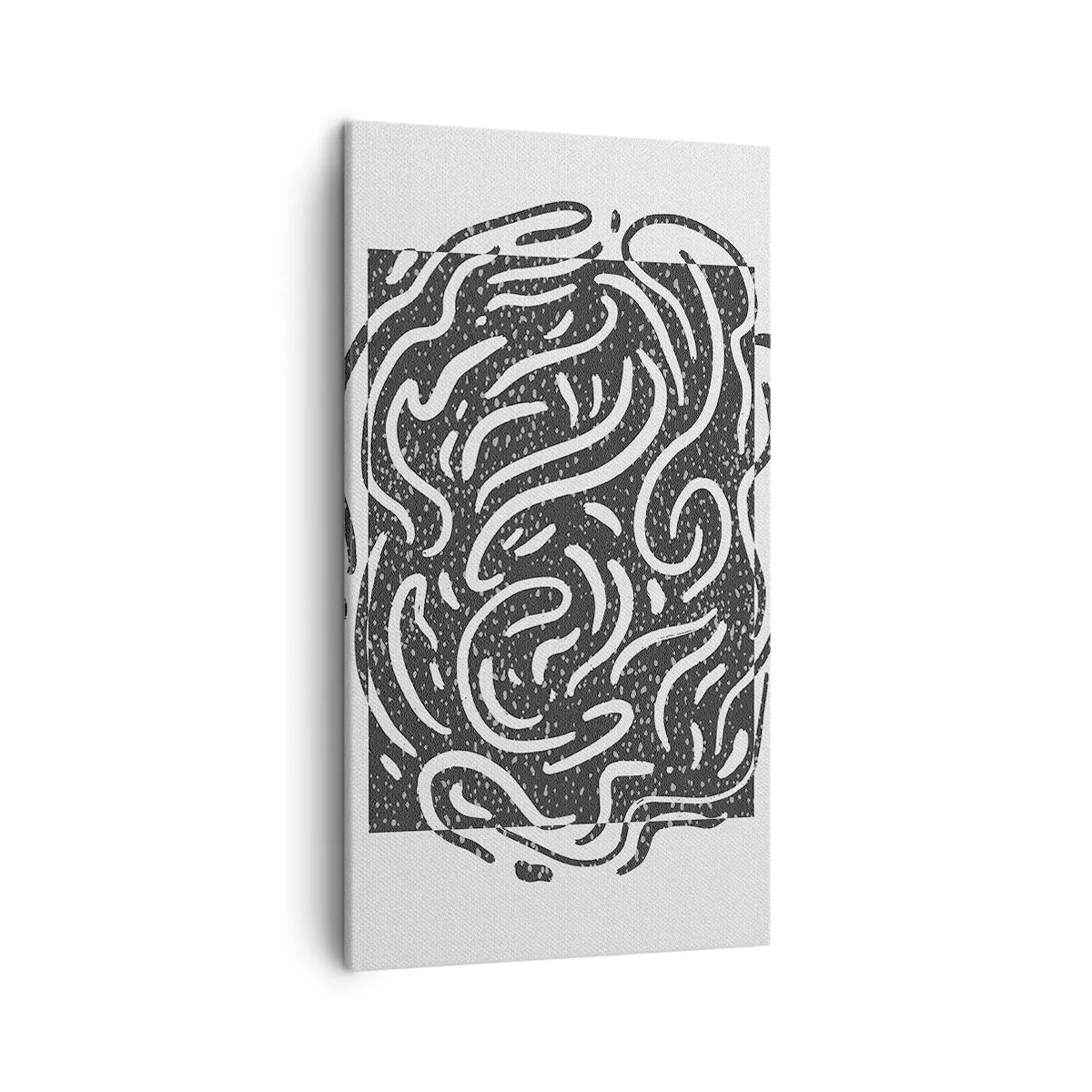 Cuadro sobre lienzo - Impresión de Imagen - Abstracción: una danza de alegría - 45x80 cm