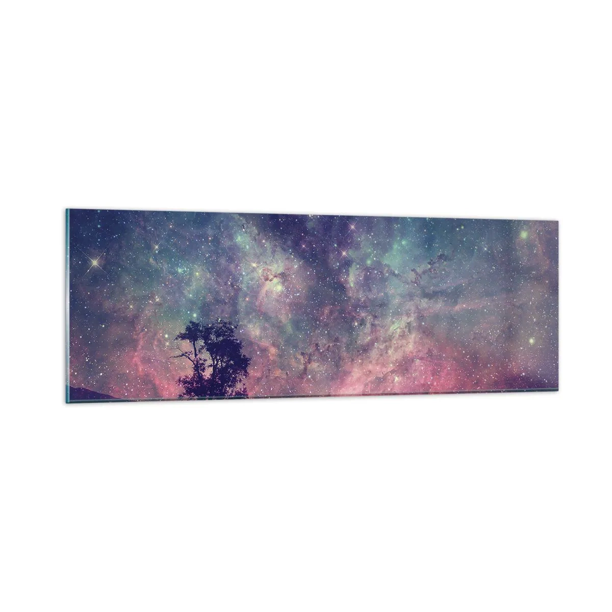 Cuadro sobre vidrio - Impresiones sobre Vidrio - Bajo un cielo mágico - 90x30 cm