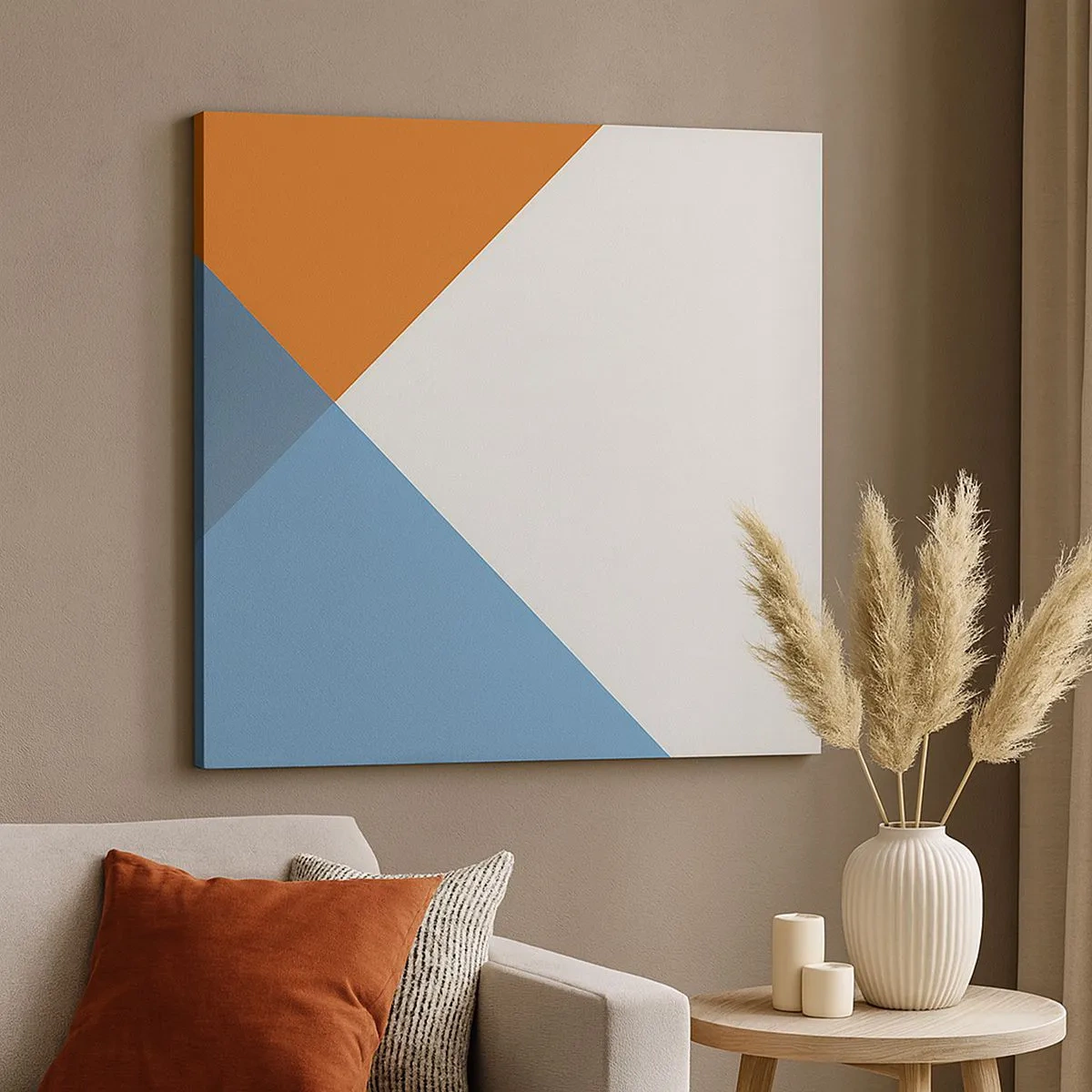 Cuadro sobre lienzo - Impresión de Imagen - Desde el punto de vista de... - 30x30 cm